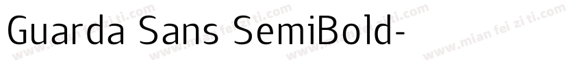 Guarda Sans SemiBold字体转换